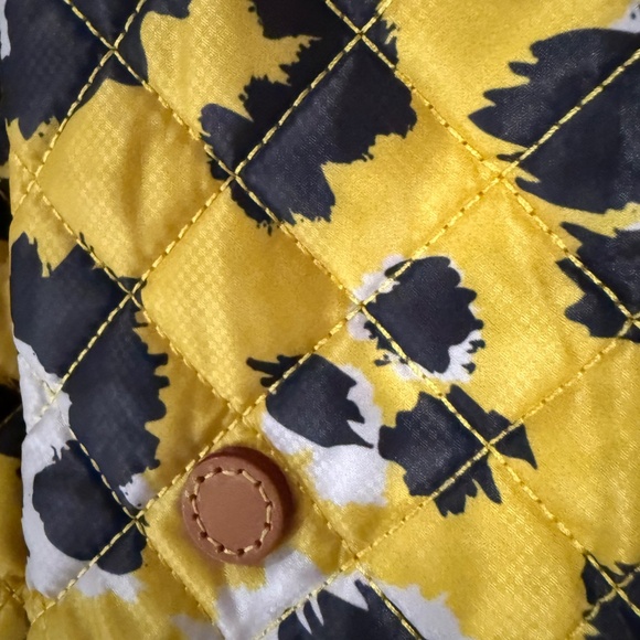 Mz Wallace medium yellow leopard deluxe metro tote NWT - Picture 13 of 13